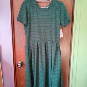 2x Lularoe Green Amelia